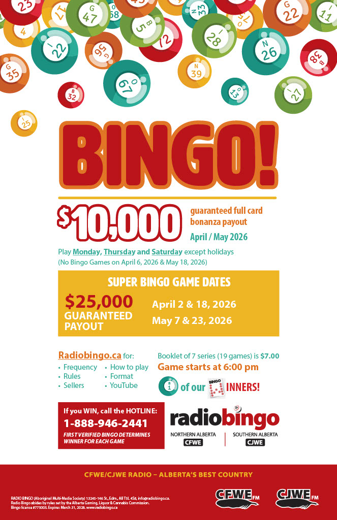 Radio Bingo April Poster